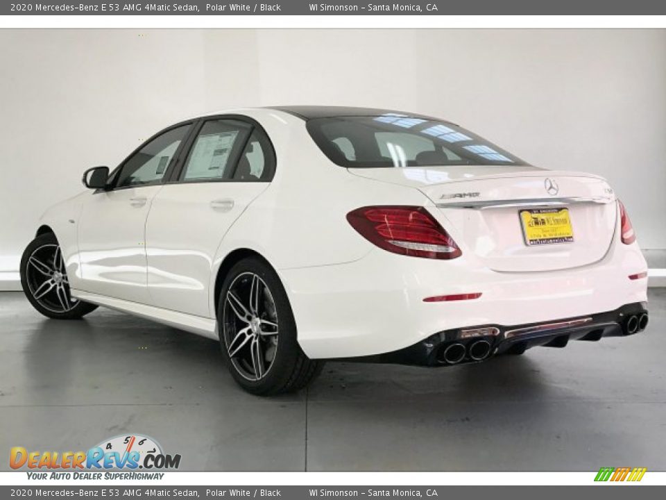 2020 Mercedes-Benz E 53 AMG 4Matic Sedan Polar White / Black Photo #2