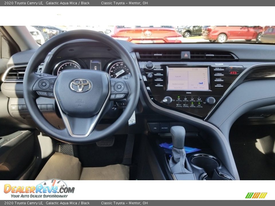 2020 Toyota Camry LE Galactic Aqua Mica / Black Photo #4