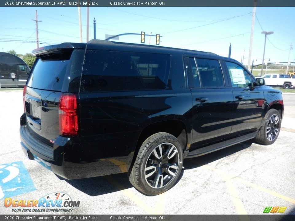 2020 Chevrolet Suburban LT 4WD Black / Jet Black Photo #4