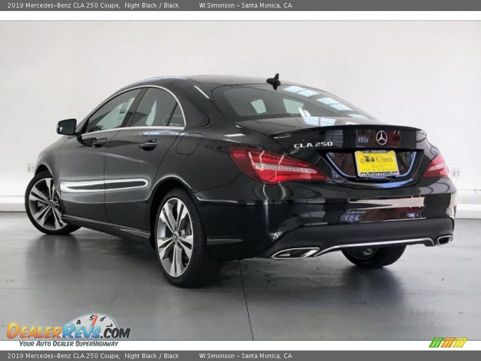 2019 Mercedes-Benz CLA 250 Coupe Night Black / Black Photo #2