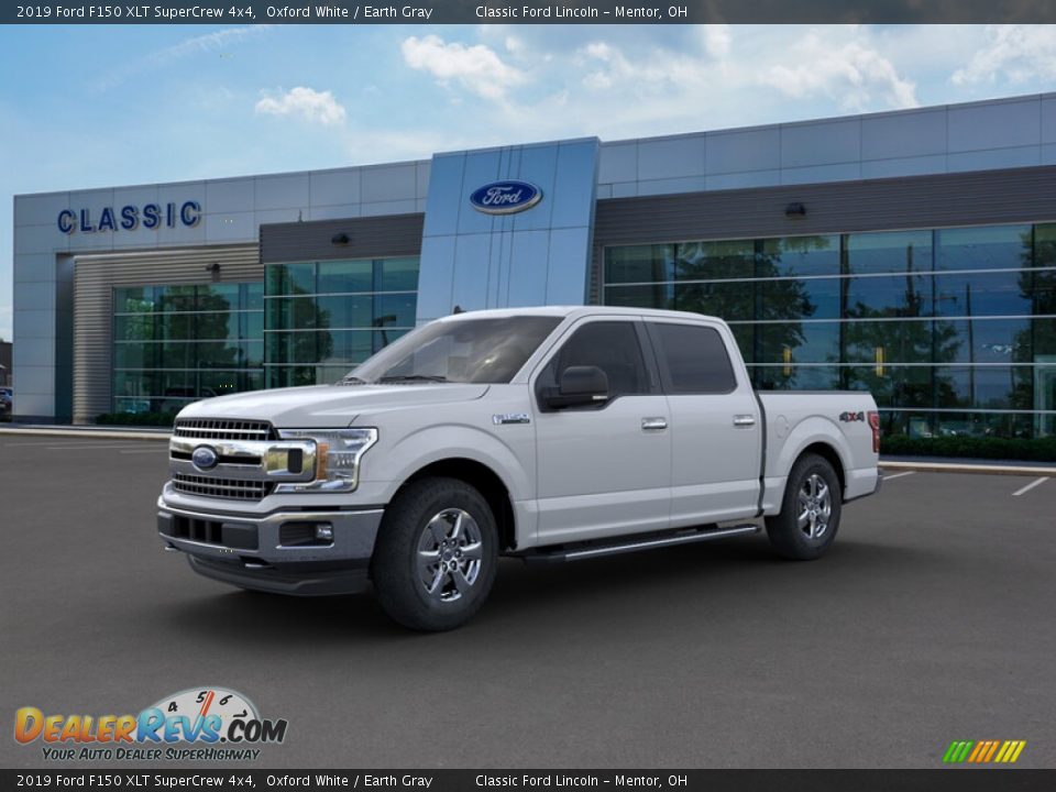 2019 Ford F150 XLT SuperCrew 4x4 Oxford White / Earth Gray Photo #1