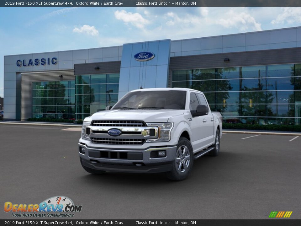 2019 Ford F150 XLT SuperCrew 4x4 Oxford White / Earth Gray Photo #2