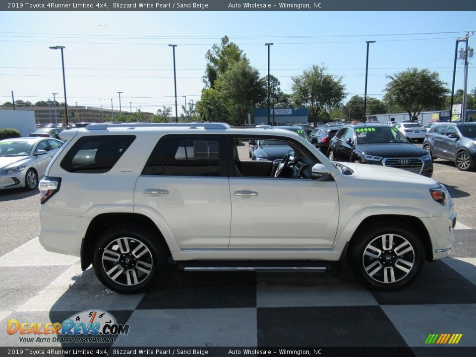 2019 Toyota 4Runner Limited 4x4 Blizzard White Pearl / Sand Beige Photo #3