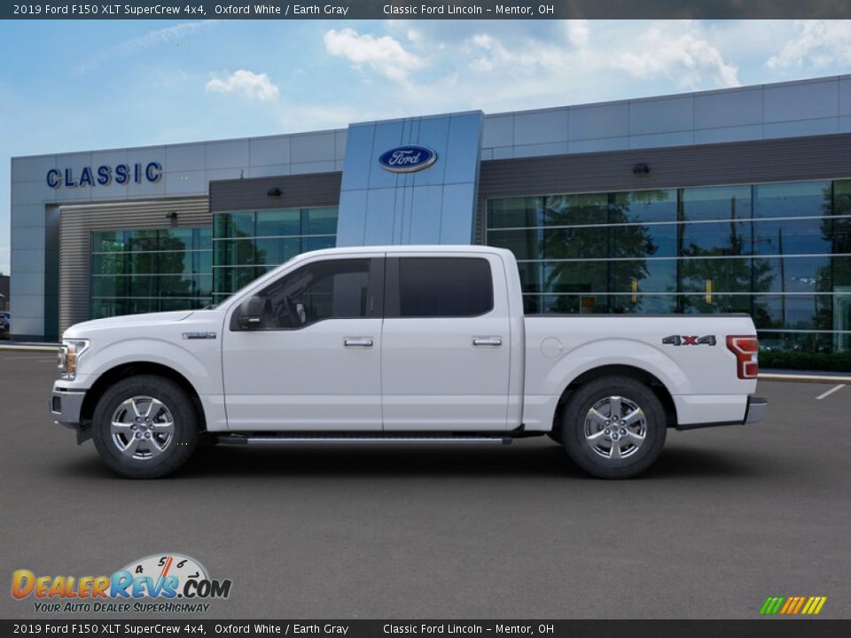 2019 Ford F150 XLT SuperCrew 4x4 Oxford White / Earth Gray Photo #3