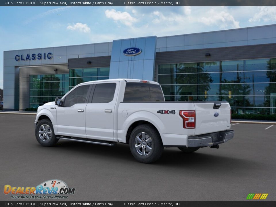 2019 Ford F150 XLT SuperCrew 4x4 Oxford White / Earth Gray Photo #4