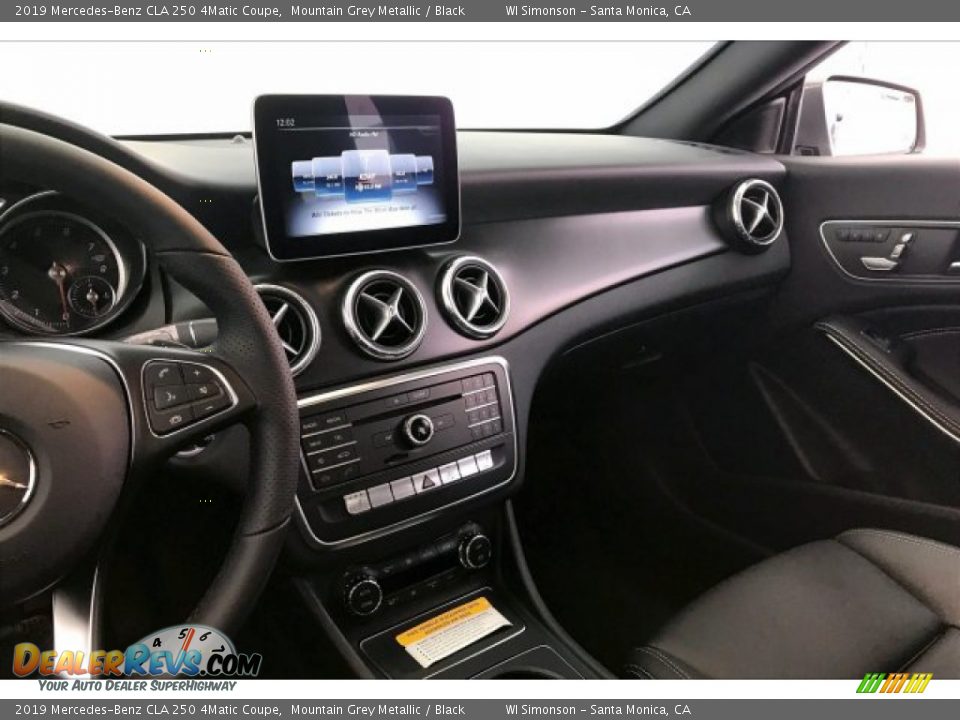 2019 Mercedes-Benz CLA 250 4Matic Coupe Mountain Grey Metallic / Black Photo #6