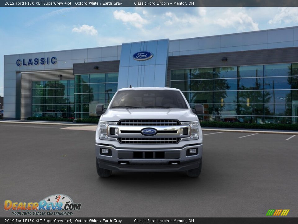 2019 Ford F150 XLT SuperCrew 4x4 Oxford White / Earth Gray Photo #6