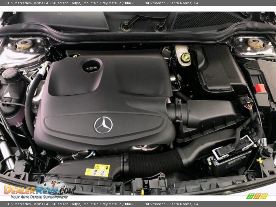 2019 Mercedes-Benz CLA 250 4Matic Coupe Mountain Grey Metallic / Black Photo #8