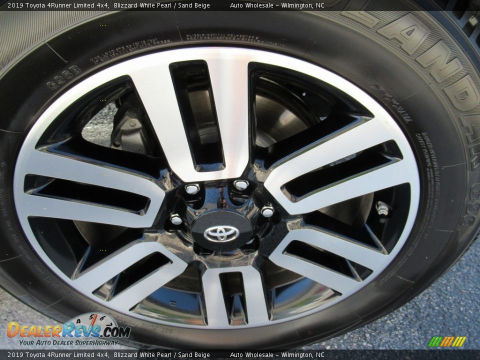 2019 Toyota 4Runner Limited 4x4 Blizzard White Pearl / Sand Beige Photo #7