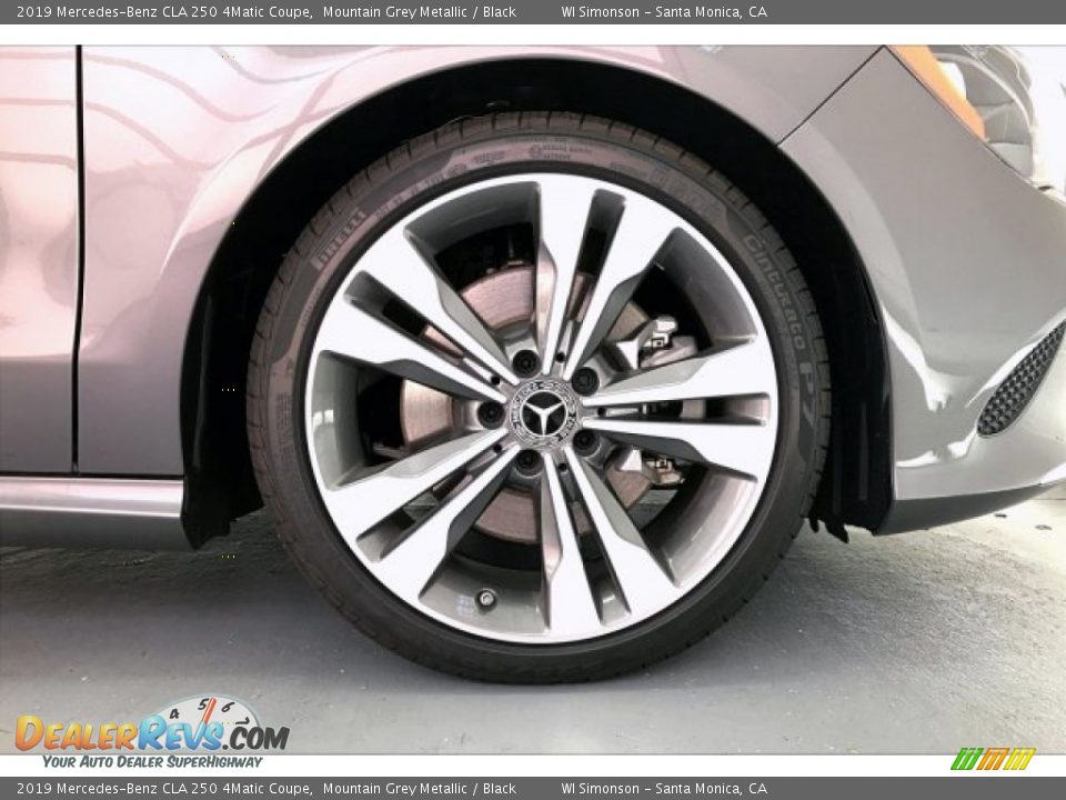 2019 Mercedes-Benz CLA 250 4Matic Coupe Mountain Grey Metallic / Black Photo #9