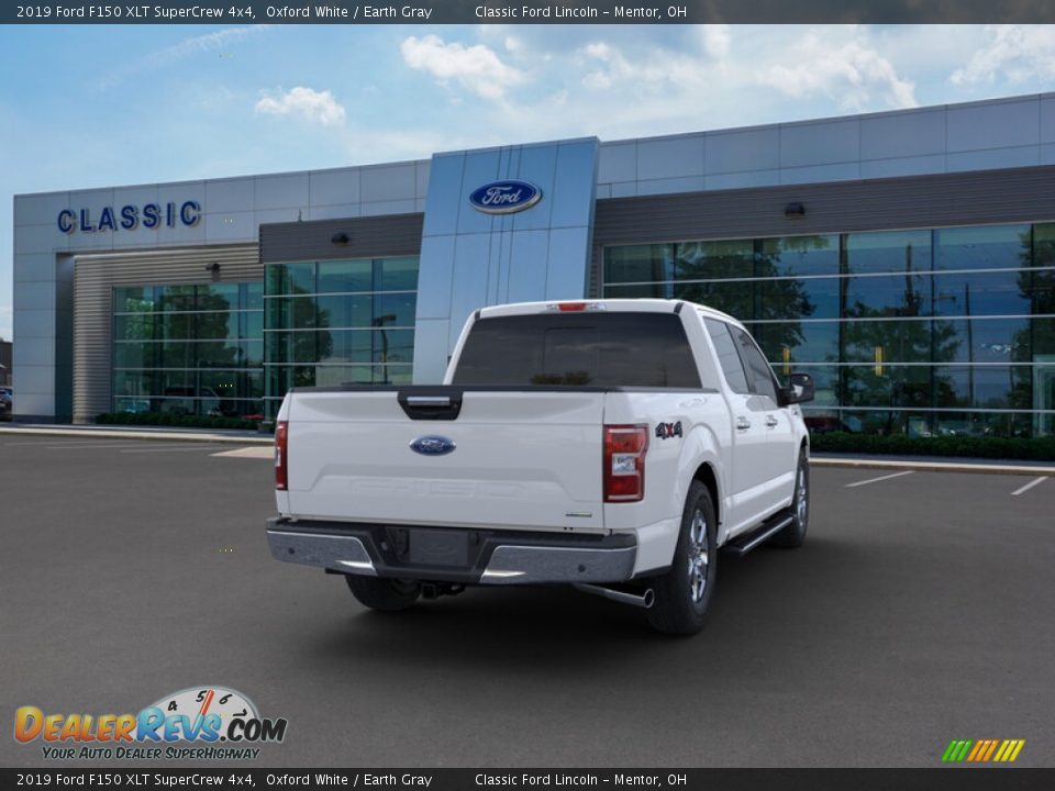 2019 Ford F150 XLT SuperCrew 4x4 Oxford White / Earth Gray Photo #8