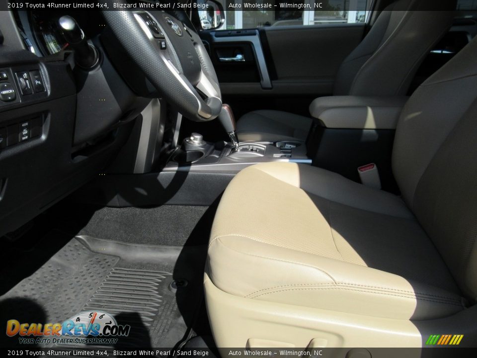 2019 Toyota 4Runner Limited 4x4 Blizzard White Pearl / Sand Beige Photo #9