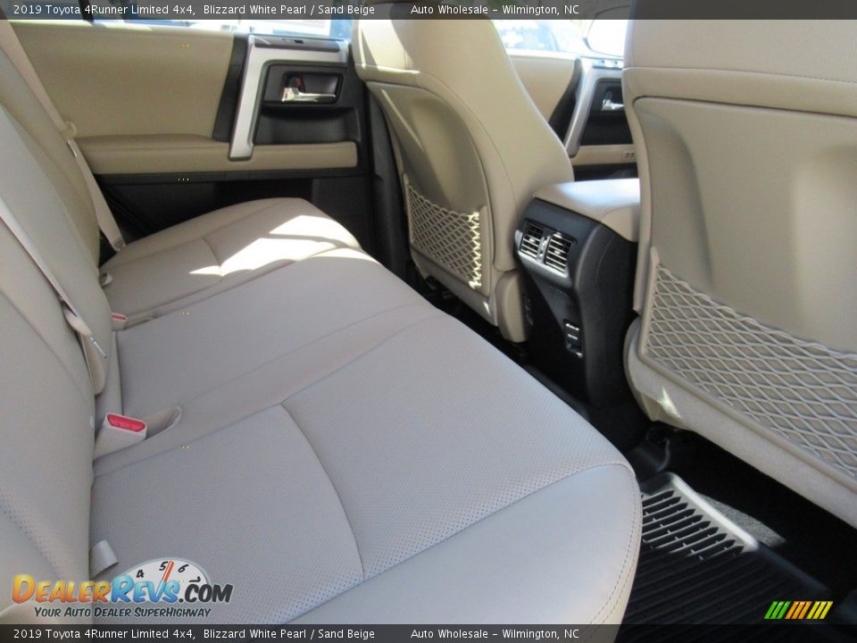 2019 Toyota 4Runner Limited 4x4 Blizzard White Pearl / Sand Beige Photo #12