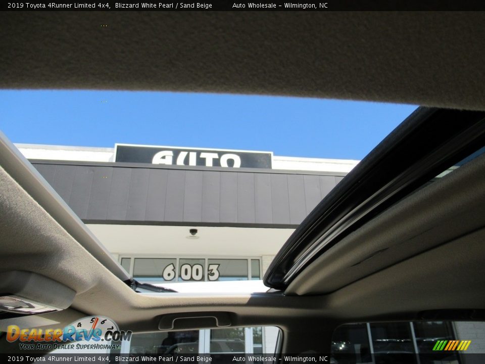 2019 Toyota 4Runner Limited 4x4 Blizzard White Pearl / Sand Beige Photo #13