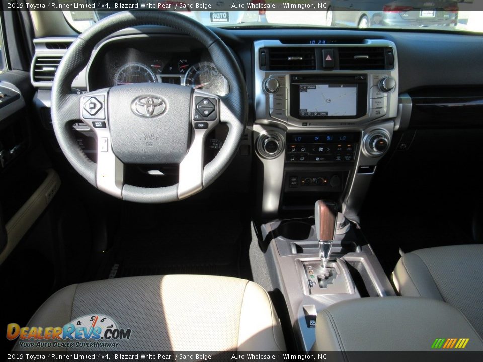2019 Toyota 4Runner Limited 4x4 Blizzard White Pearl / Sand Beige Photo #14