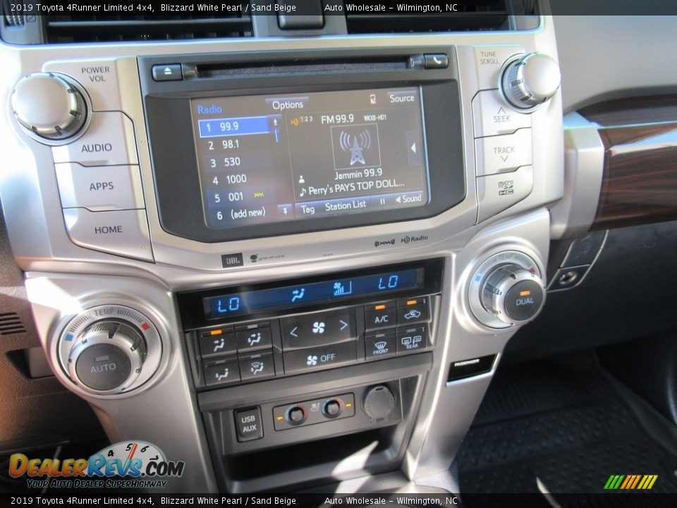 2019 Toyota 4Runner Limited 4x4 Blizzard White Pearl / Sand Beige Photo #17