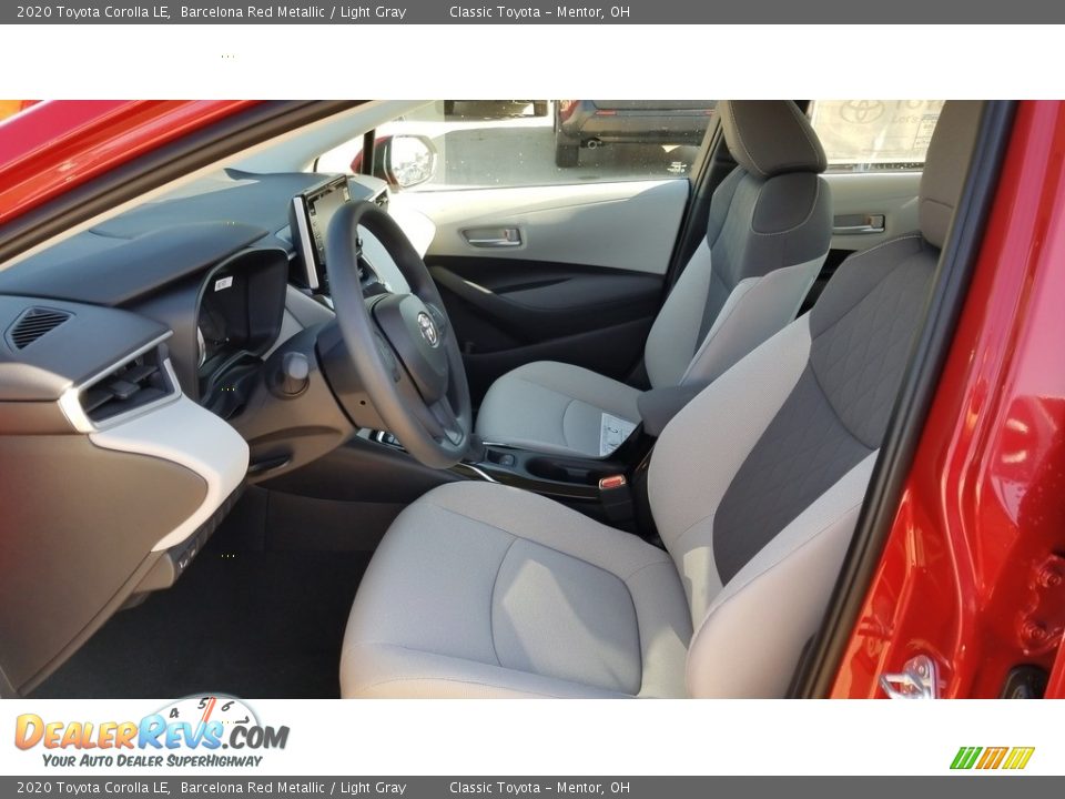 2020 Toyota Corolla LE Barcelona Red Metallic / Light Gray Photo #2