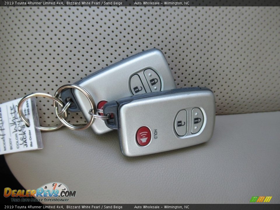 2019 Toyota 4Runner Limited 4x4 Blizzard White Pearl / Sand Beige Photo #20