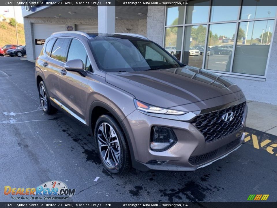 2020 Hyundai Santa Fe Limited 2.0 AWD Machine Gray / Black Photo #2