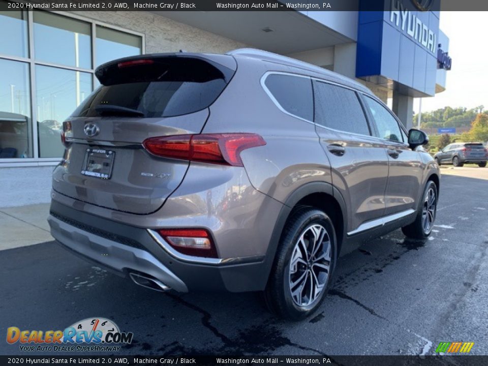 2020 Hyundai Santa Fe Limited 2.0 AWD Machine Gray / Black Photo #4