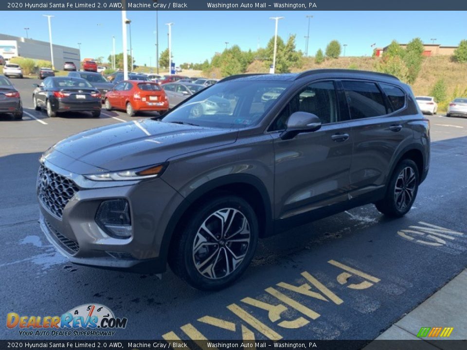 2020 Hyundai Santa Fe Limited 2.0 AWD Machine Gray / Black Photo #7