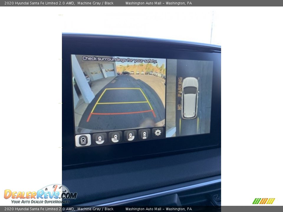 2020 Hyundai Santa Fe Limited 2.0 AWD Machine Gray / Black Photo #35
