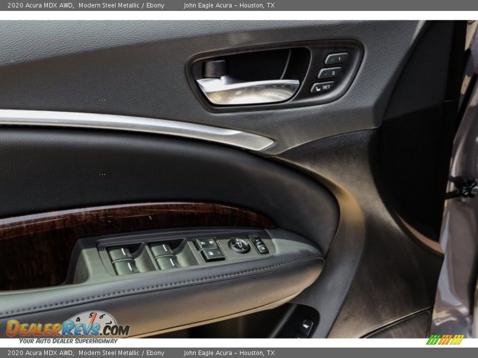 2020 Acura MDX AWD Modern Steel Metallic / Ebony Photo #12
