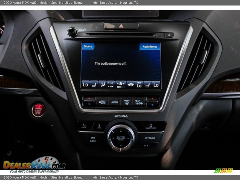 2020 Acura MDX AWD Modern Steel Metallic / Ebony Photo #29