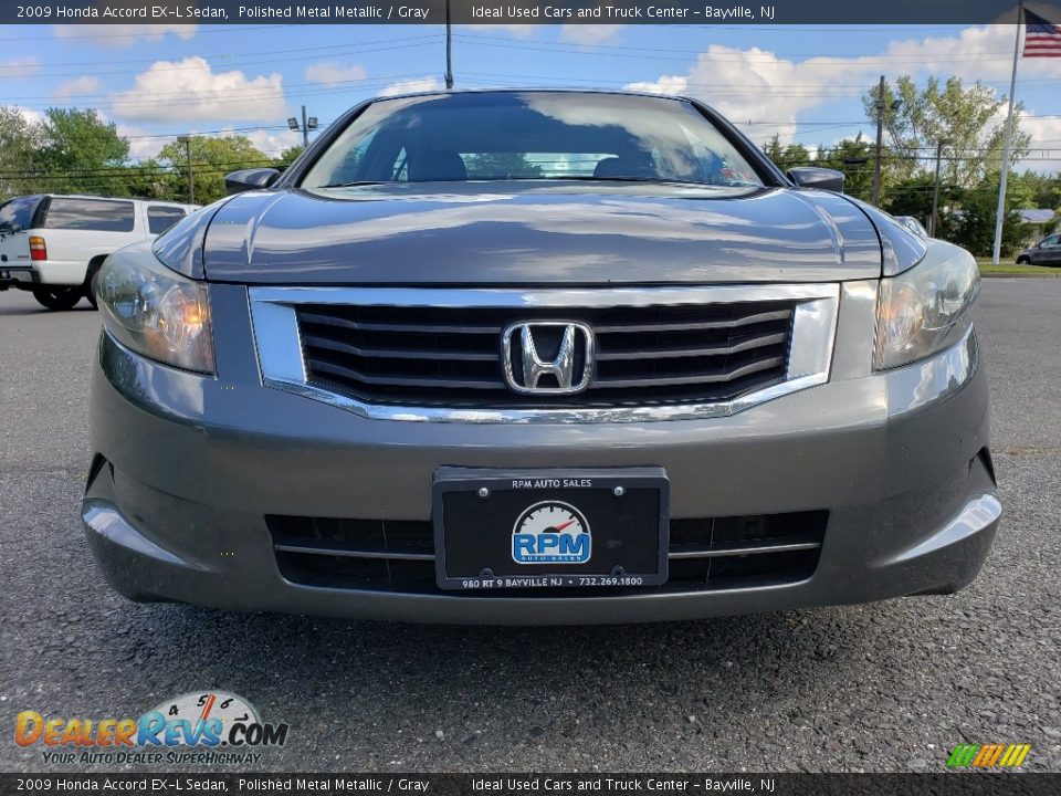 2009 Honda Accord EX-L Sedan Polished Metal Metallic / Gray Photo #8