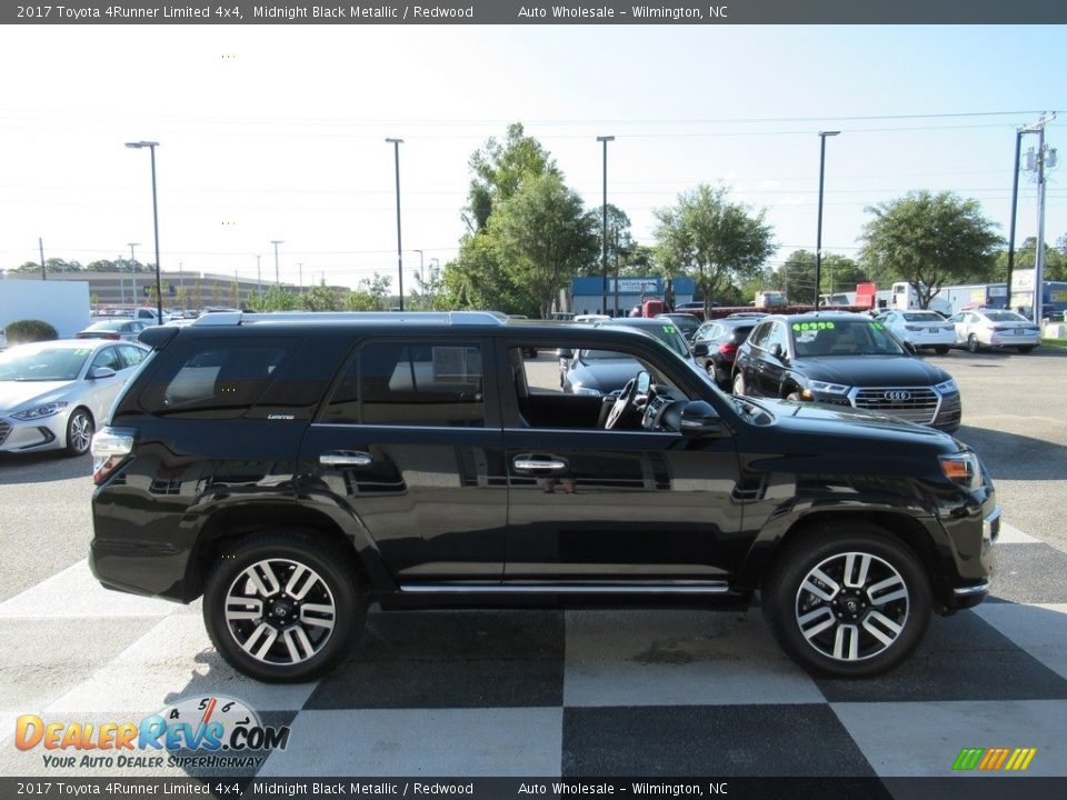 2017 Toyota 4Runner Limited 4x4 Midnight Black Metallic / Redwood Photo #3