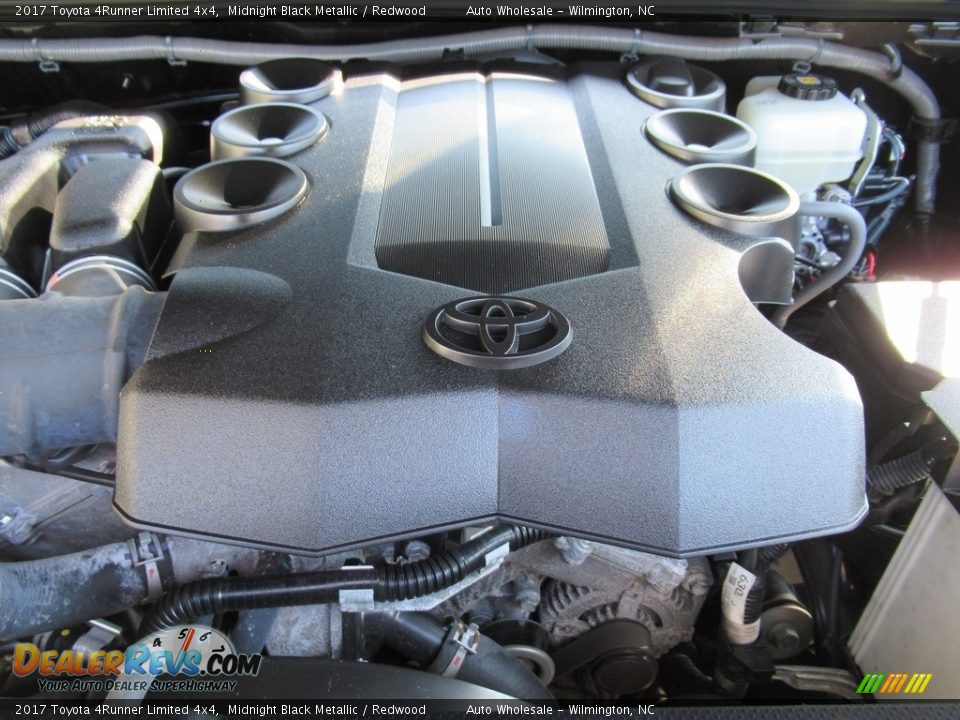 2017 Toyota 4Runner Limited 4x4 Midnight Black Metallic / Redwood Photo #6