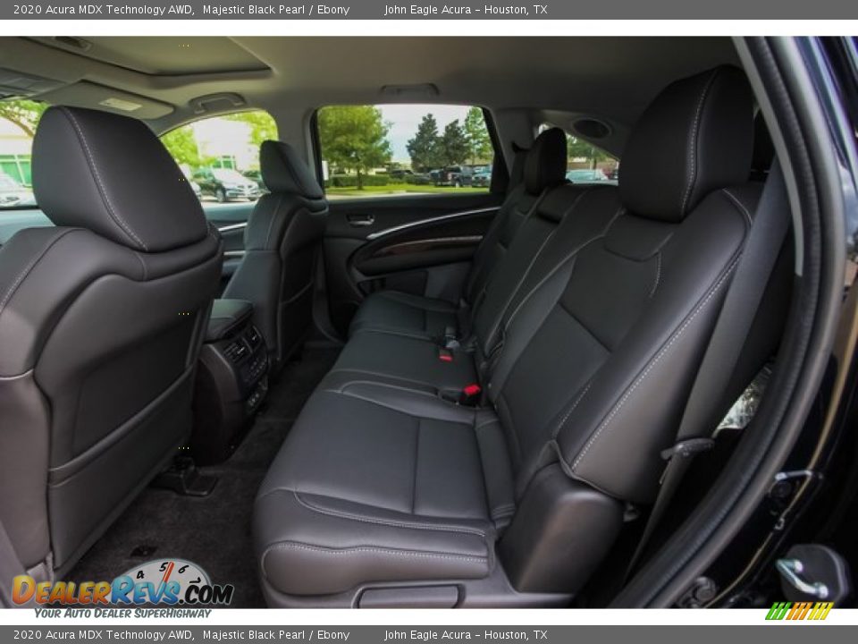 Rear Seat of 2020 Acura MDX Technology AWD Photo #18
