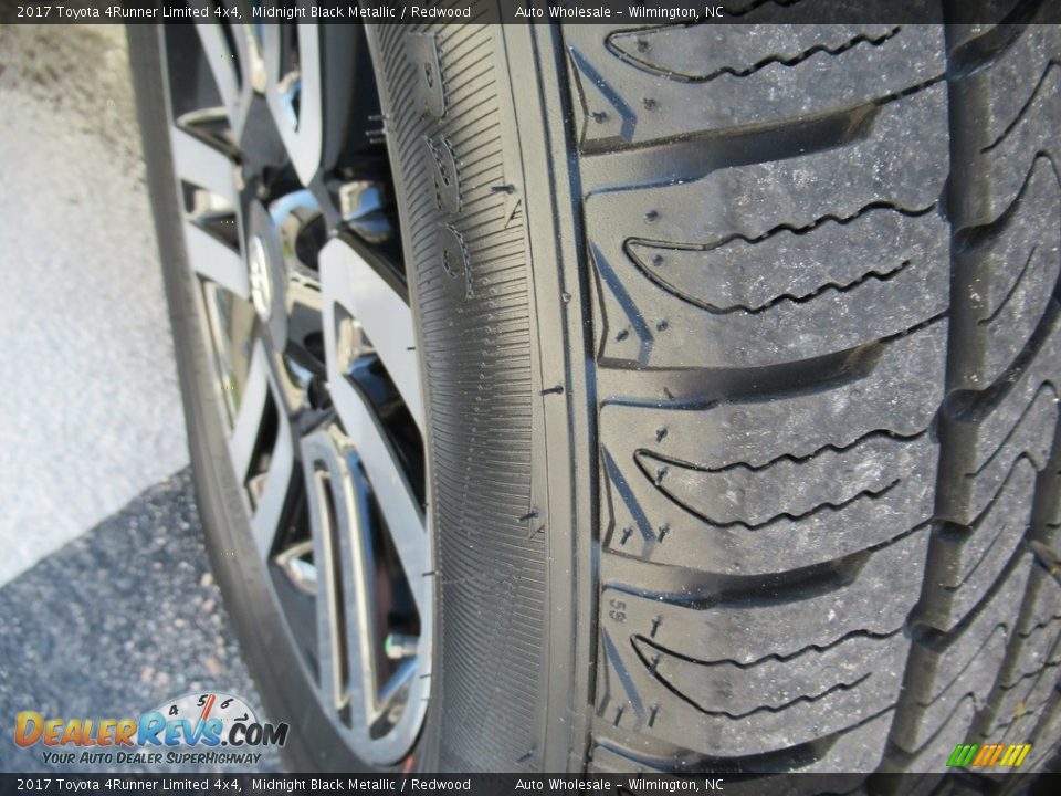 2017 Toyota 4Runner Limited 4x4 Midnight Black Metallic / Redwood Photo #8