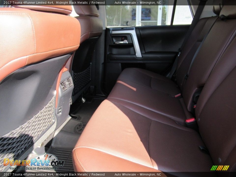 2017 Toyota 4Runner Limited 4x4 Midnight Black Metallic / Redwood Photo #11