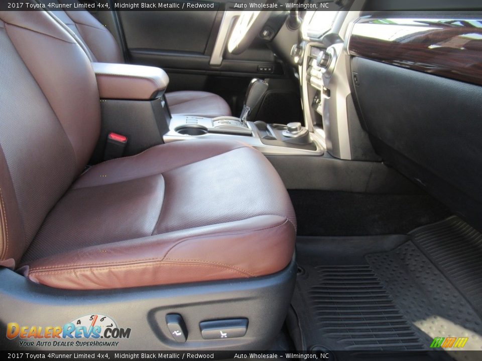 2017 Toyota 4Runner Limited 4x4 Midnight Black Metallic / Redwood Photo #12