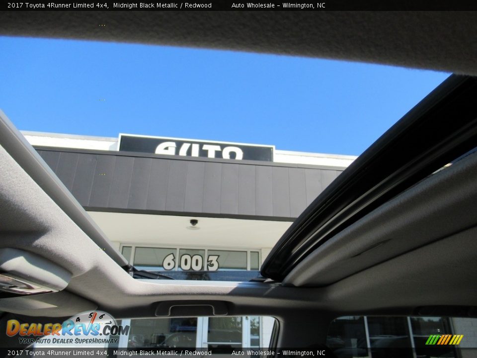 2017 Toyota 4Runner Limited 4x4 Midnight Black Metallic / Redwood Photo #14