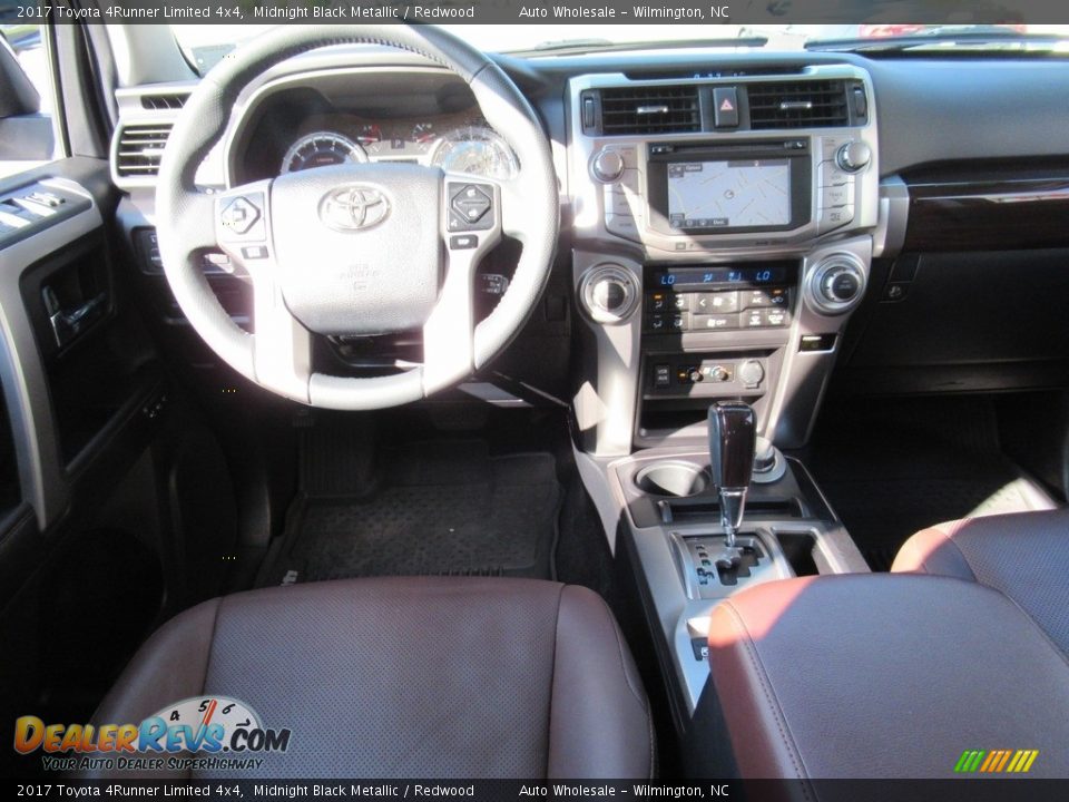 2017 Toyota 4Runner Limited 4x4 Midnight Black Metallic / Redwood Photo #15