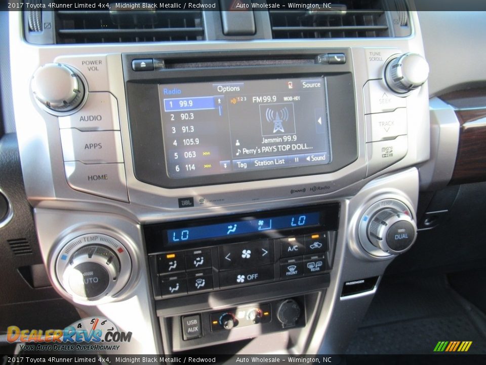 2017 Toyota 4Runner Limited 4x4 Midnight Black Metallic / Redwood Photo #18