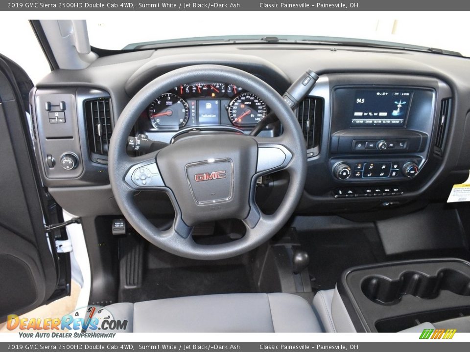 2019 GMC Sierra 2500HD Double Cab 4WD Summit White / Jet Black/­Dark Ash Photo #8