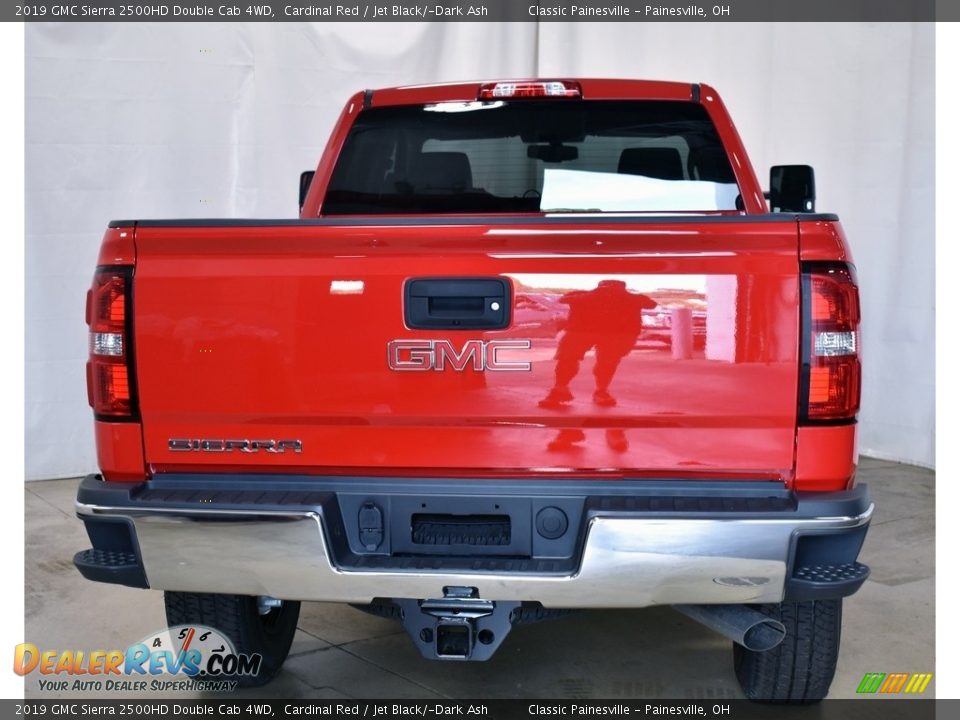 2019 GMC Sierra 2500HD Double Cab 4WD Cardinal Red / Jet Black/­Dark Ash Photo #3