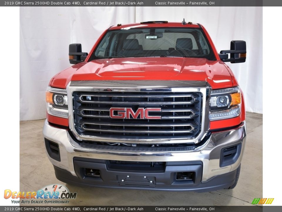 2019 GMC Sierra 2500HD Double Cab 4WD Cardinal Red / Jet Black/­Dark Ash Photo #4