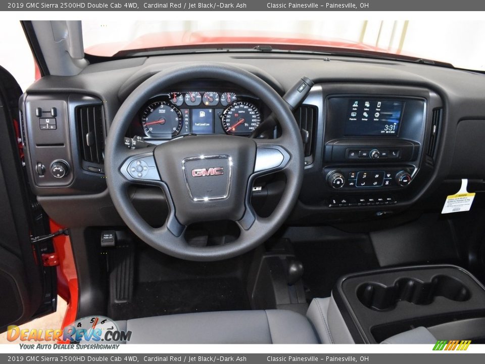 2019 GMC Sierra 2500HD Double Cab 4WD Cardinal Red / Jet Black/­Dark Ash Photo #8