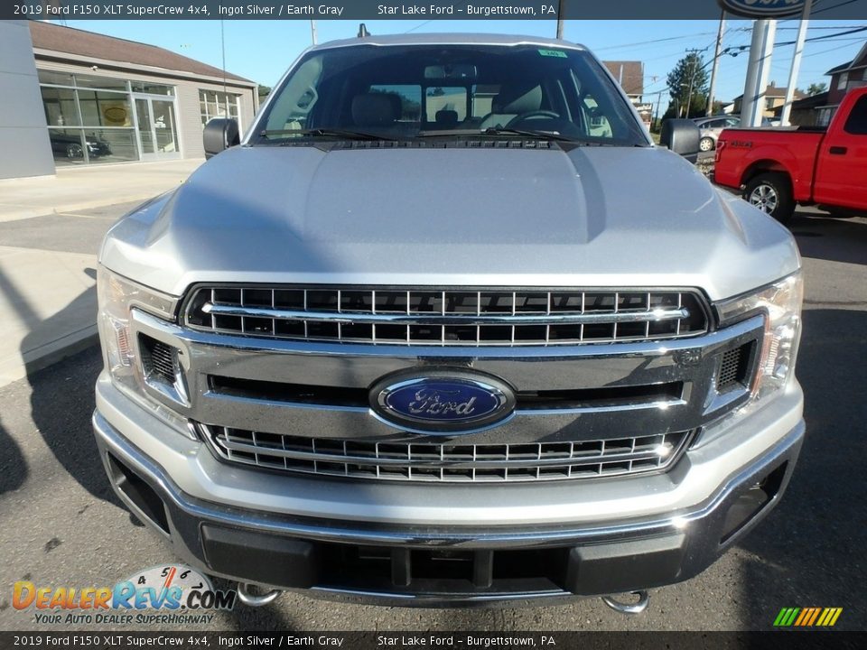 2019 Ford F150 XLT SuperCrew 4x4 Ingot Silver / Earth Gray Photo #2