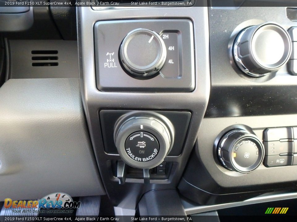 2019 Ford F150 XLT SuperCrew 4x4 Agate Black / Earth Gray Photo #17