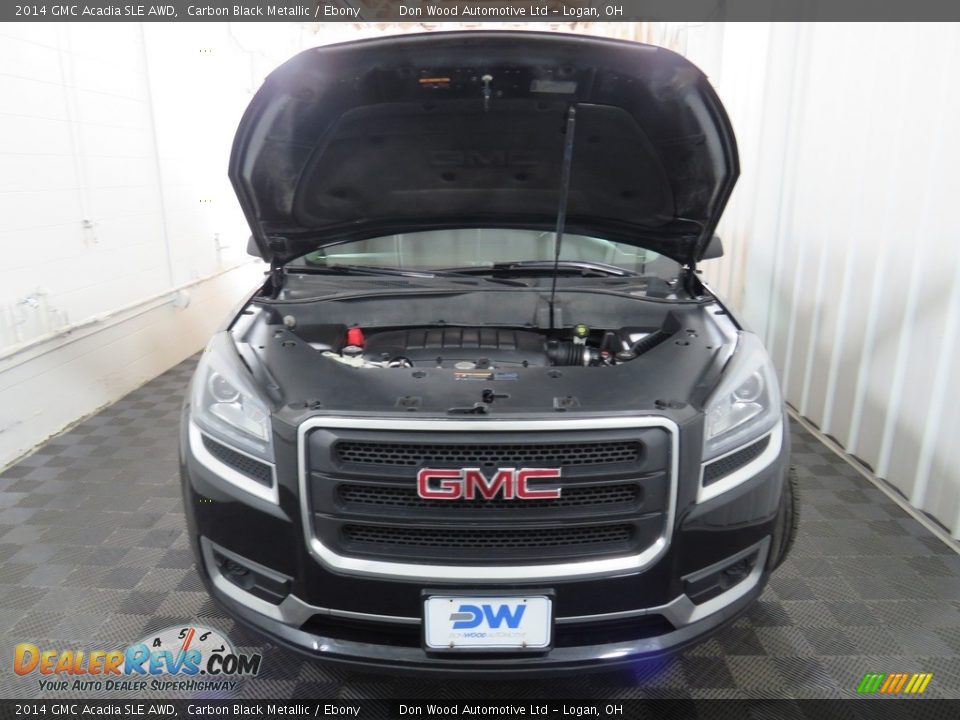 2014 GMC Acadia SLE AWD Carbon Black Metallic / Ebony Photo #6