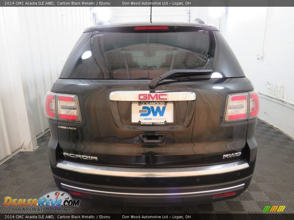 2014 GMC Acadia SLE AWD Carbon Black Metallic / Ebony Photo #12