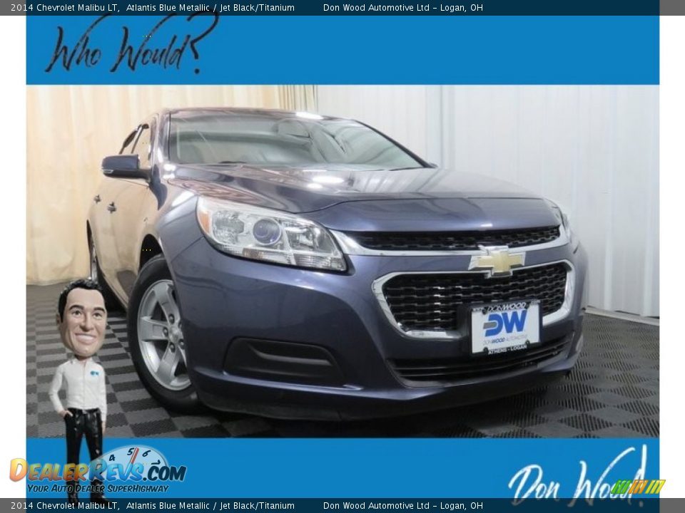 2014 Chevrolet Malibu LT Atlantis Blue Metallic / Jet Black/Titanium Photo #1