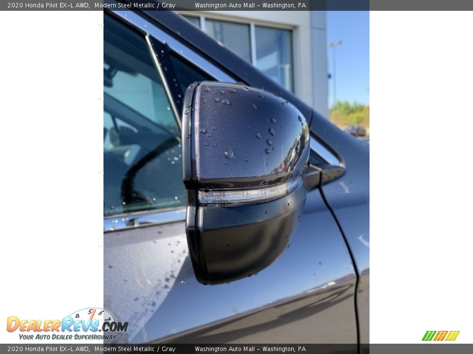 2020 Honda Pilot EX-L AWD Modern Steel Metallic / Gray Photo #34