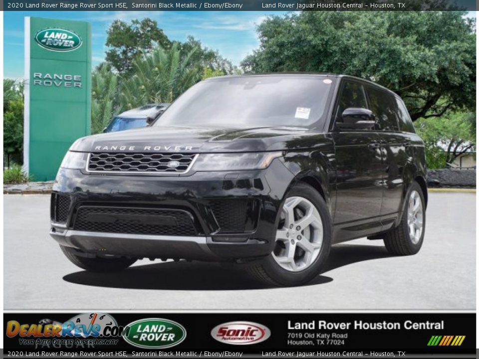 2020 Land Rover Range Rover Sport HSE Santorini Black Metallic / Ebony/Ebony Photo #1