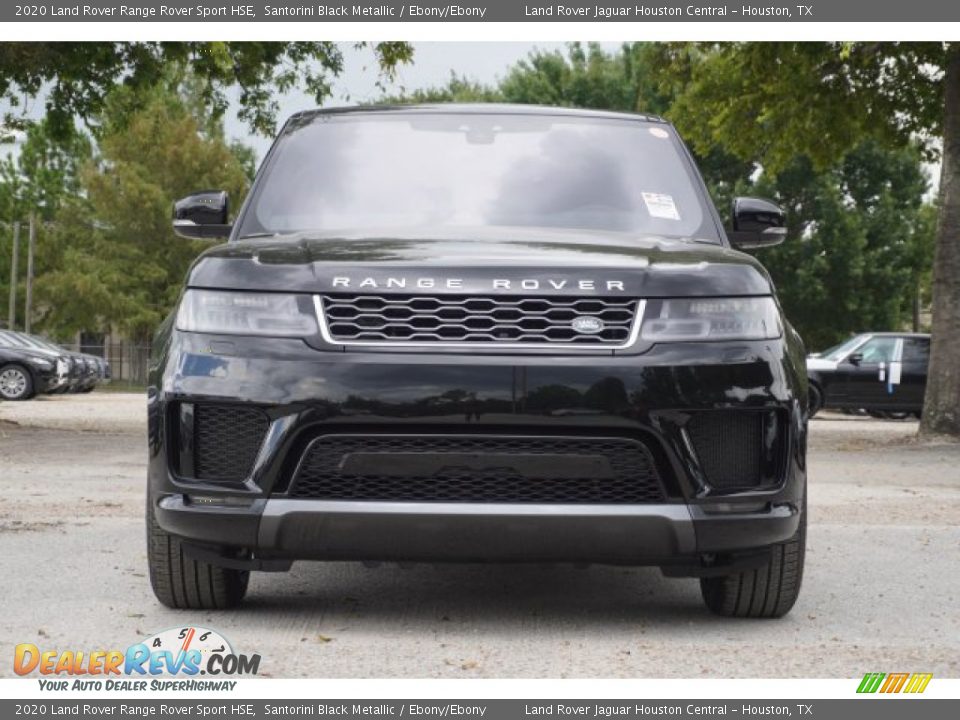 2020 Land Rover Range Rover Sport HSE Santorini Black Metallic / Ebony/Ebony Photo #2